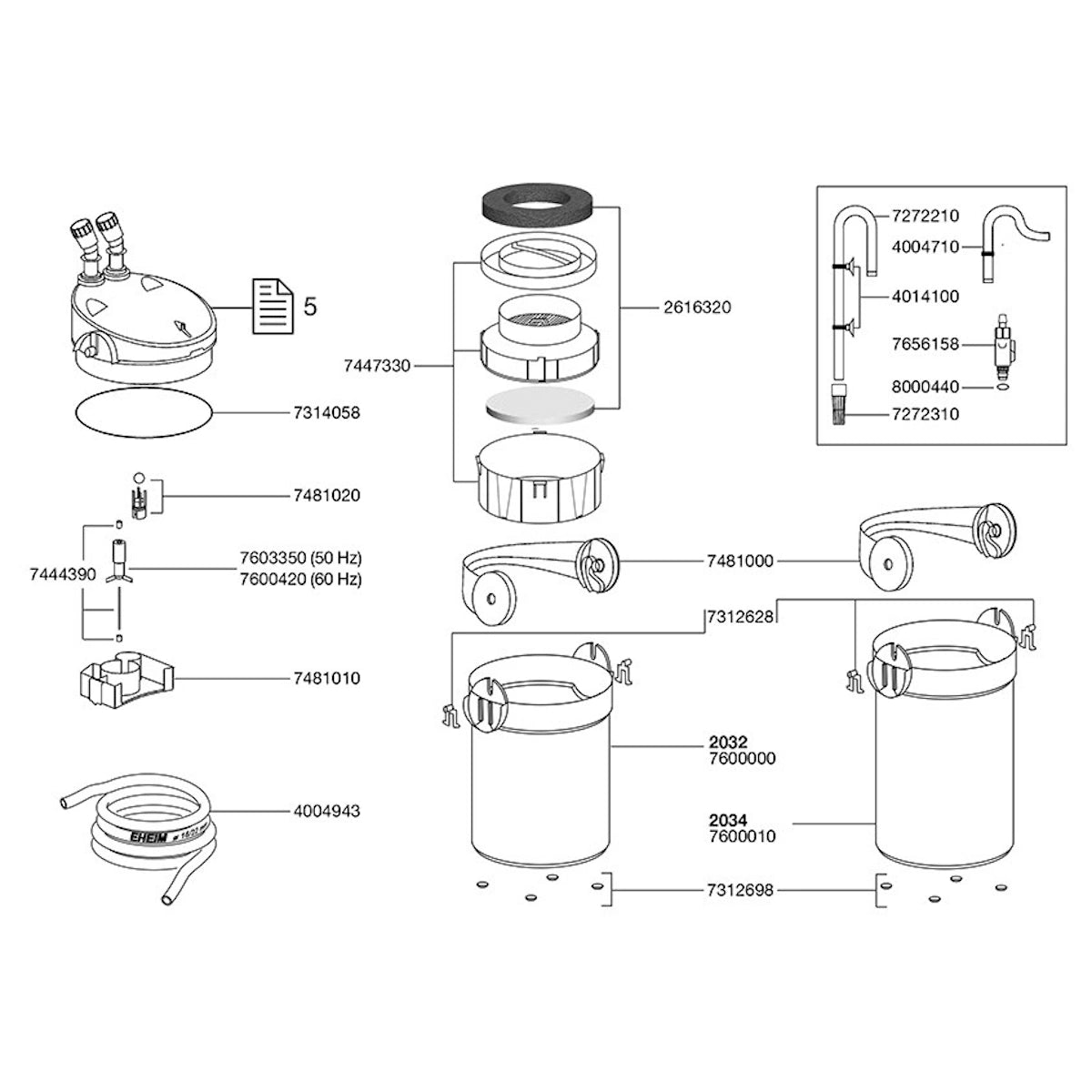 Eheim - Eheim - ecco pro 130 external filter - Reefamorous