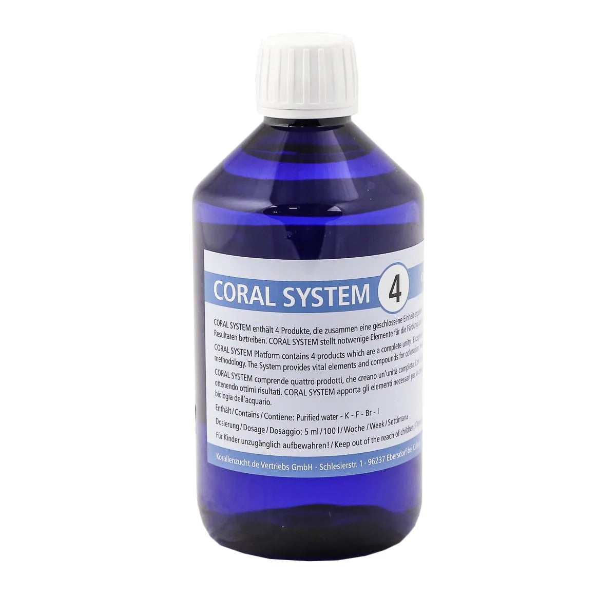 Korallen Zucht - Coral System Coral System Set 1 2 3 4 500 ML - Reefamorous