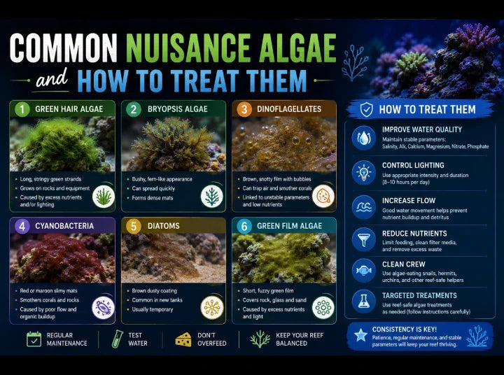 Common Nuisance Algae and How to Treat Them
