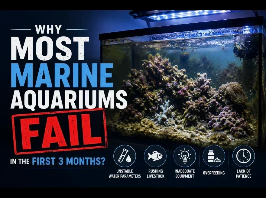 Why Most Marine Aquariums Fail in the First 3 Months