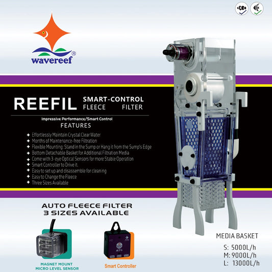 Automatic Roller Filter - REEFIL-120A: 9000L/h