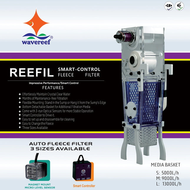 Automatic Roller Filter - REEFIL-120A: 9000L/h