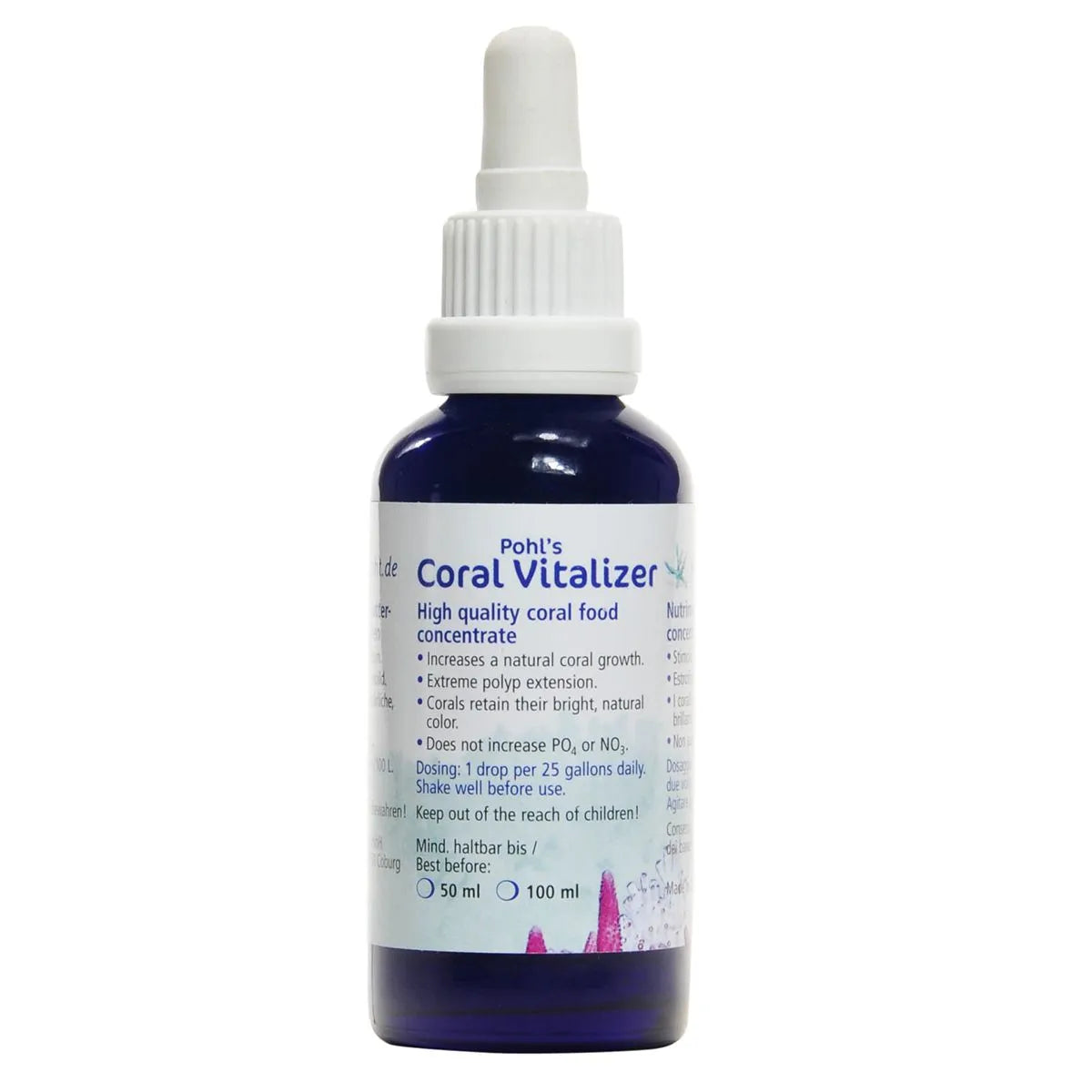 Korallen Zucht - Korallen Zucht - Pohl’s Coral Vitalizer 50ml - Reefamorous