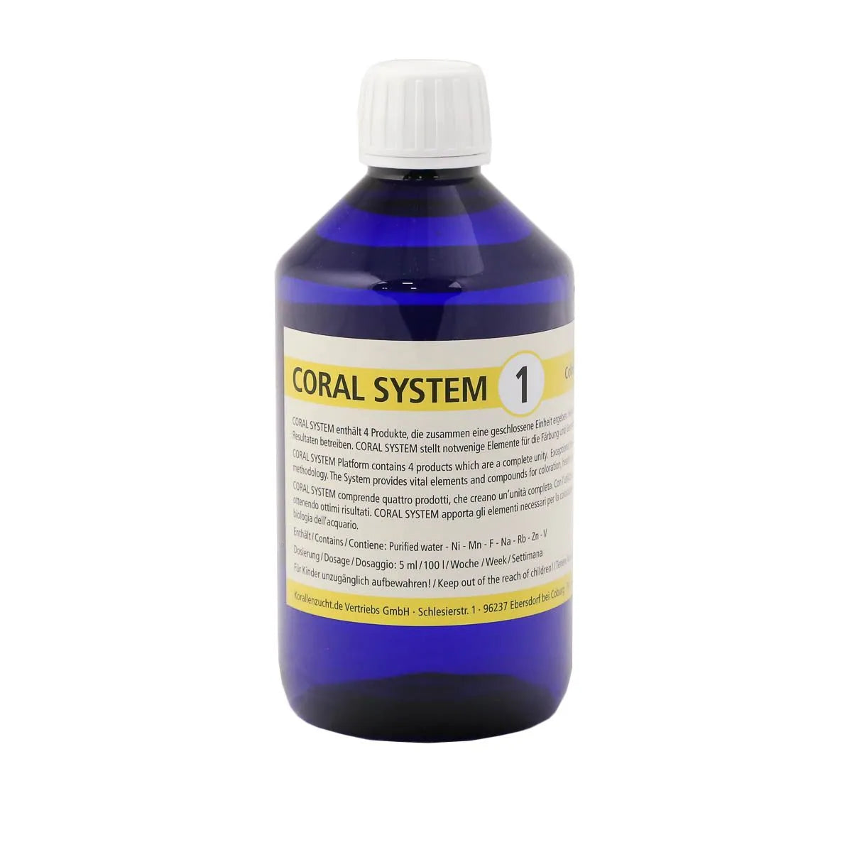 Korallen Zucht - Coral System Coral System Set 1 2 3 4 500 ML - Reefamorous