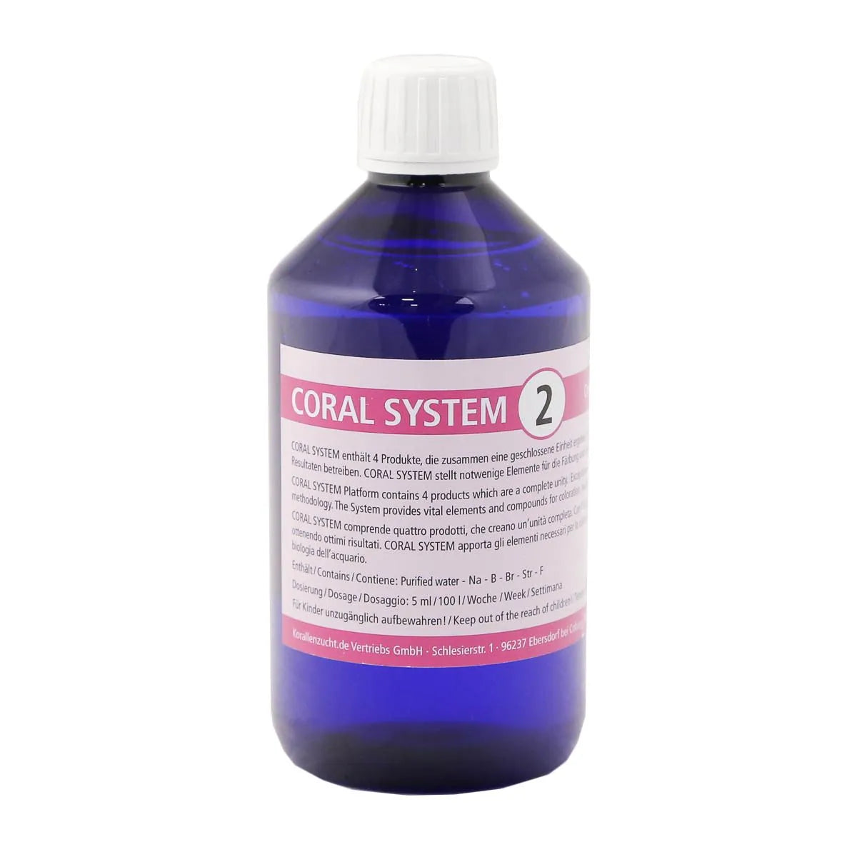 Korallen Zucht - Coral System Coral System Set 1 2 3 4 500 ML - Reefamorous