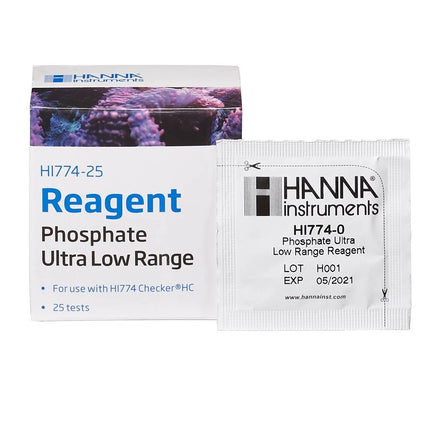 Hanna Instruments - Hanna Instruments - HI774-25 Phosphate ULR Reagents - Marine Water - Reefamorous