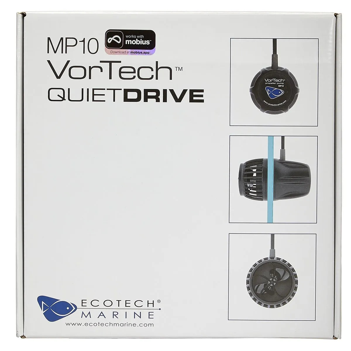 EcoTech Marine - EcoTech Marine - VorTech MP10mQD - Mobius Ready QuietDrive Propeller Pump - Reefamorous