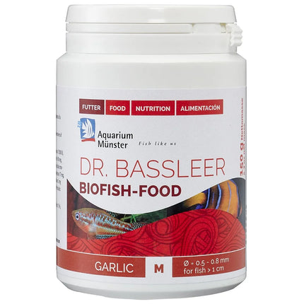 Aquarium Munster - Aquarium Münster - Dr. Bassleer Biofish Food - Garlic Formula - 150g - Medium Pellet - Reefamorous