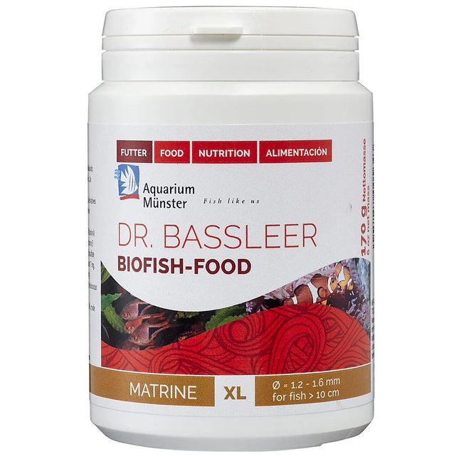 Aquarium Munster - Aquarium Münster - Dr. Bassleer Biofish Food - MATRINE Formula - 68g XL Pellet - Reefamorous