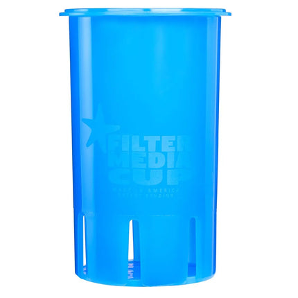 ReefAmorous - High Flow Flexible Filter Media Cup - 4 inch - Blue - Reefamorous