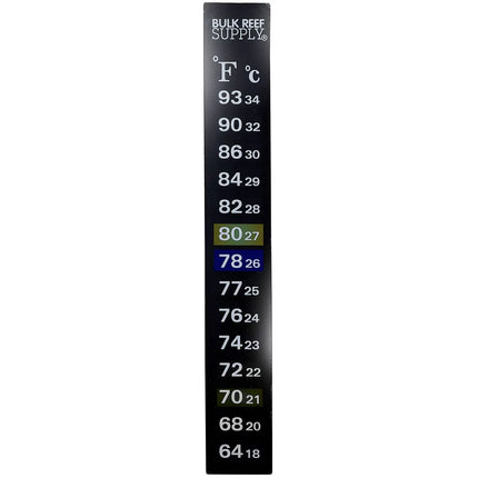 Bulk Reef Supply - Stick-On Thermometer - Reefamorous
