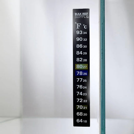 Bulk Reef Supply - Stick-On Thermometer - Reefamorous