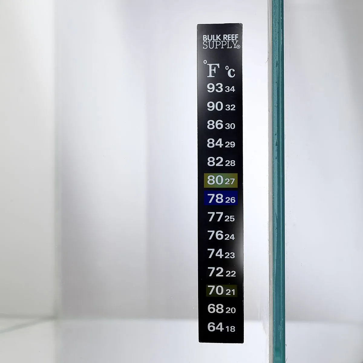 Bulk Reef Supply - Stick-On Thermometer - Reefamorous
