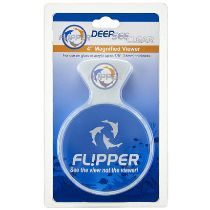Flipper - Flipper - DeepSee Magnetic Aquarium Viewer 4 inches - Reefamorous