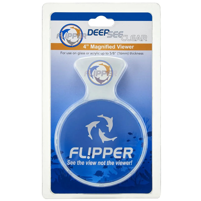 Flipper - Flipper - DeepSee Magnetic Aquarium Viewer 4 inches - Reefamorous
