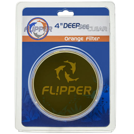 Flipper - Orange Filter Lens for DeepSee Clear 4" Magnified Viewer - Reefamorous