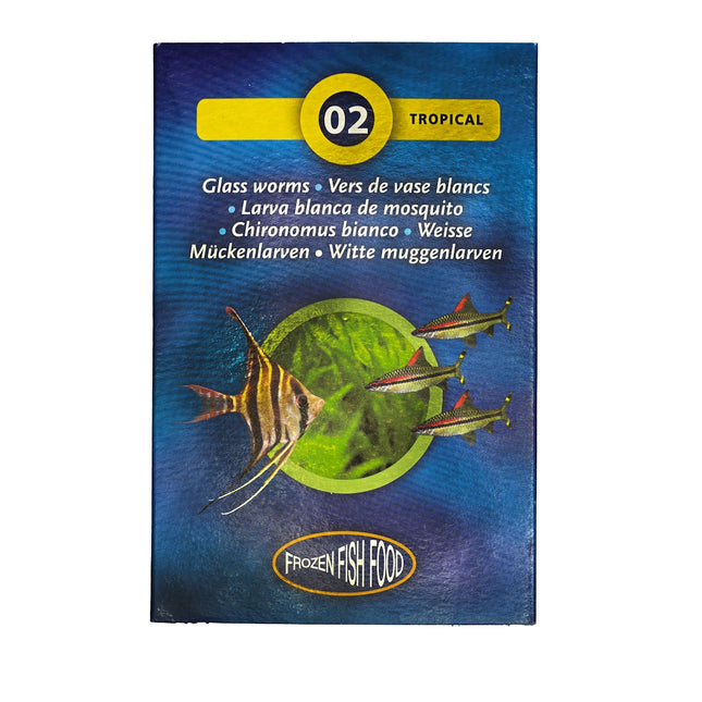 White mosquito larvae Frozen Fish Food 100gm - 3F
