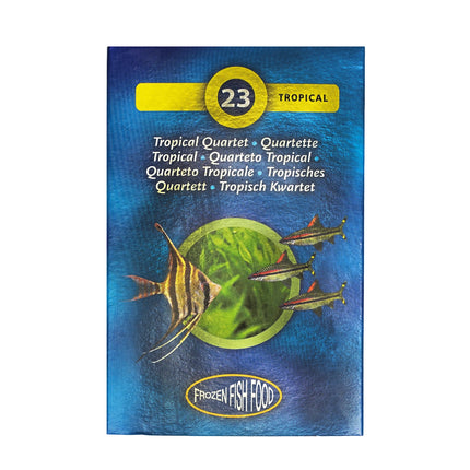 3F - 3F - Tropical 4 in 1 Frozen Fish Food 100gm - Reefamorous