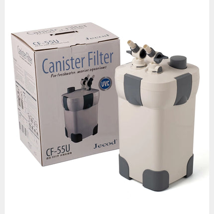 Jebao - CF-55U UVC Canister Filter for Freshwater Marine Aquariums - Reefamorous