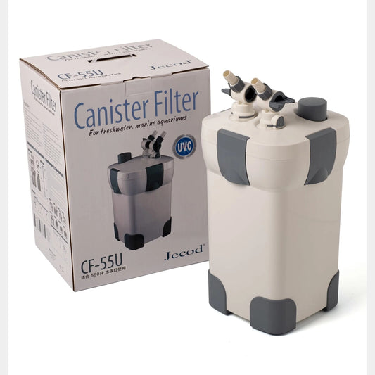 Jebao - CF-55U UVC Canister Filter for Freshwater Marine Aquariums - Reefamorous