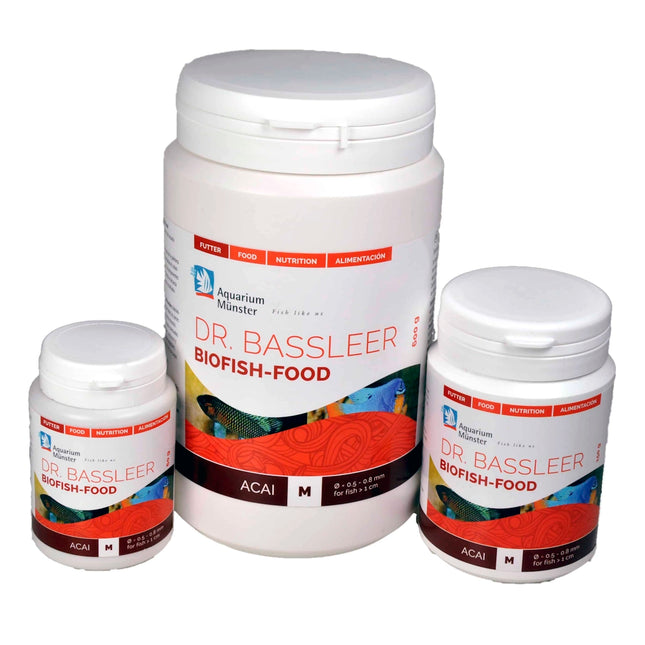 Aquarium Munster - Aquarium Münster - Dr. Bassleer Biofish Food - Acai Formula 68g - XL Pellet - Reefamorous