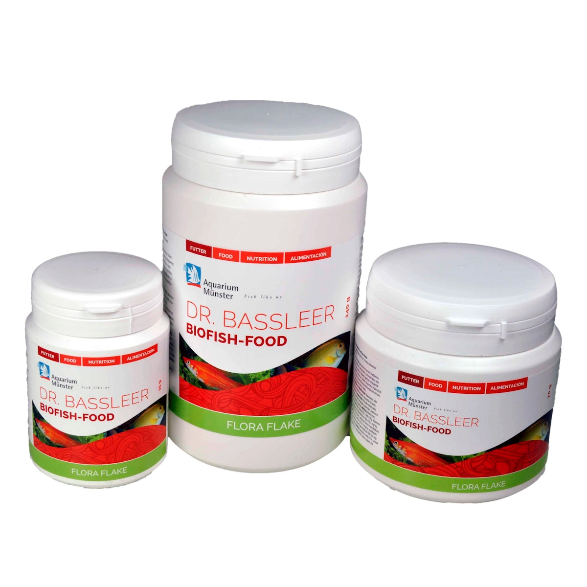 Aquarium Munster - Aquarium Münster - Dr. Bassleer Biofish Food - FLORA Flake Formula - 70g - Reefamorous