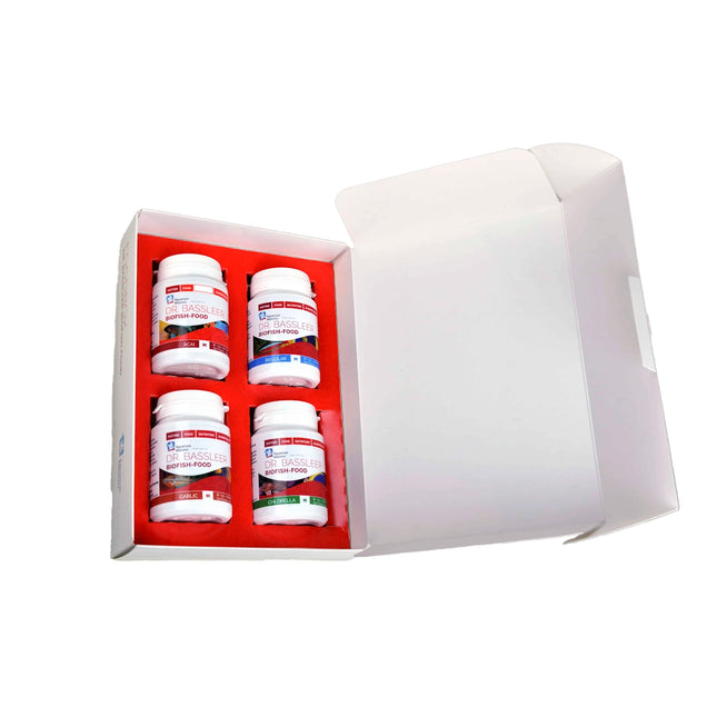 Aquarium Munster - Aquarium Münster - Dr. Bassleer Biofish Food - FoodBox 60grm, 4cans - Reefamorous