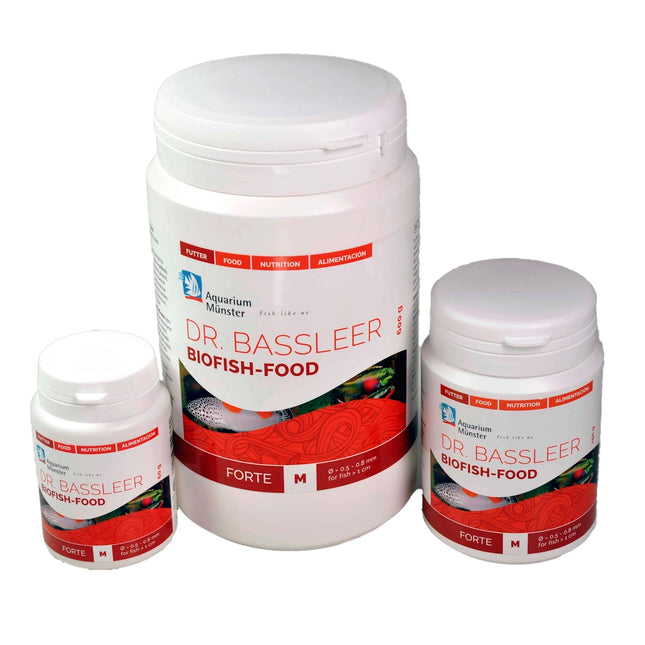 Aquarium Munster - Aquarium Münster - Dr. Bassleer Biofish Food - Forte Formula - 60g - Medium Pellet - Reefamorous