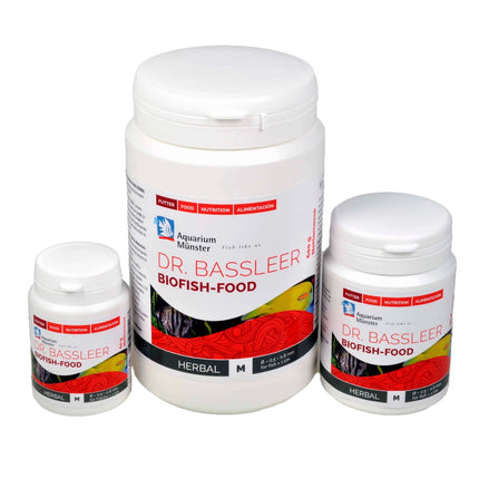 Aquarium Munster - Aquarium Münster - Dr. Bassleer Biofish Food - Herbal Formula - 68g - XL Pellet - Reefamorous