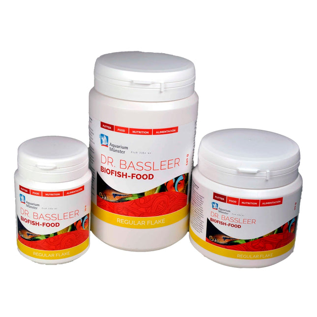 Aquarium Munster - Aquarium Münster - Dr. Bassleer Biofish Food - Regular Flake Formula - 70g - Reefamorous