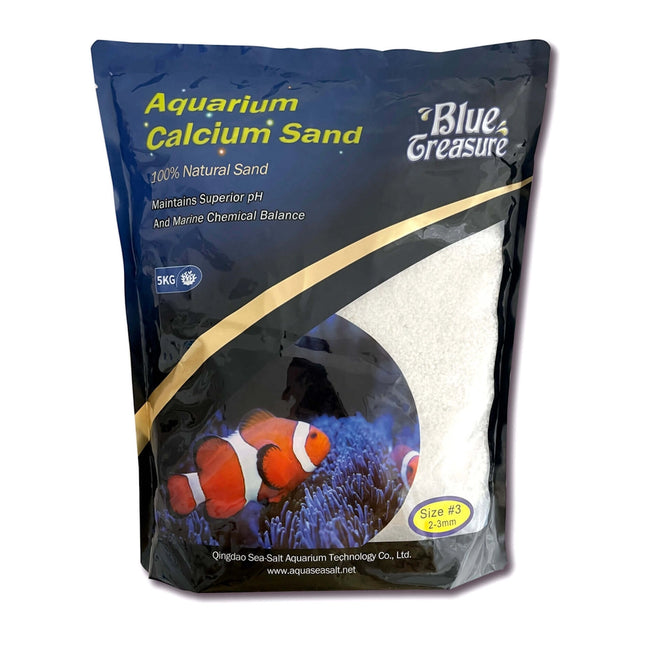 Blue Treasure - Calcuim Sand (1-2mm) 5Kg - Reefamorous