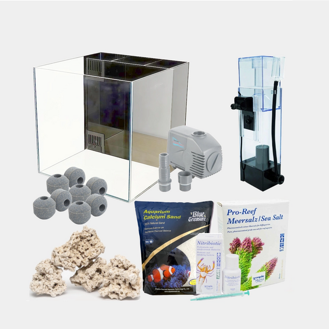 J&Y - J&Y - Aquarium Set - AQUA+ CUBE-50 – Back Filter System - Reefamorous