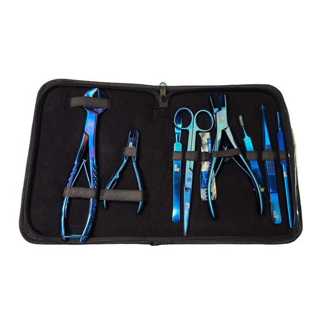 ReefAmorous - Blue Titanium Coral Frag Kit – Premium Coral Frag Tools