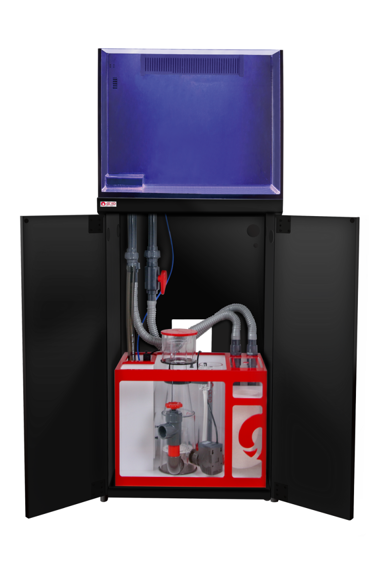 Reef Octopus - Reef Octopus - OCTO LUX T60 32gal Aquarium System with Black Cabinet - Reefamorous