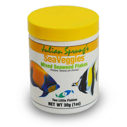Two Little Fishies - Two Little Fishies - Mixed Flakes 30g Sea Veggies - Reefamorous