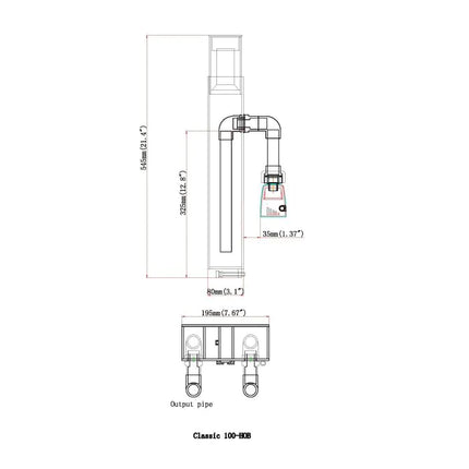 Reef Octopus - Reef Octopus - Classic 100 Hang-on-Back Protein Skimmer - Reefamorous