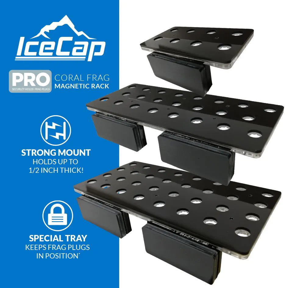 IceCap - IceCap - PRO Magnetic Frag Rack Medium, 23 Holes - Reefamorous