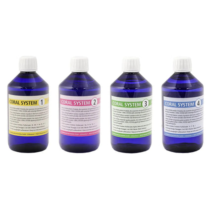 Korallen Zucht - Coral System Coral System Set 1 2 3 4 500 ML - Reefamorous