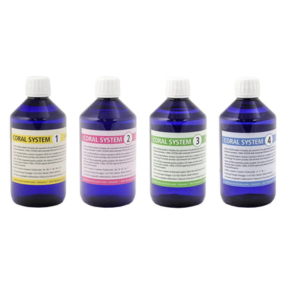 Korallen Zucht - Coral System Coral System Set 1 2 3 4 500 ML - Reefamorous