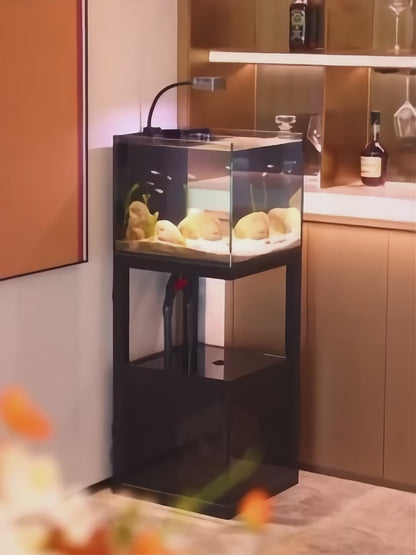 AQUA+ RUS-45 – Aquarium with Corner Overflow