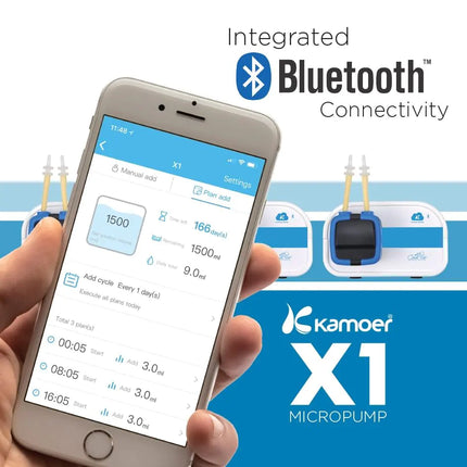 Kamoer - Kamoer - X1 Micropump - Bluetooth Single Dosing Pump - Reefamorous