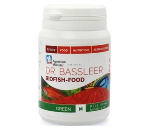 Dr. Bassleer Biofish Food - Green Formula - Aquarium Munster - 60 g - Medium Pellet