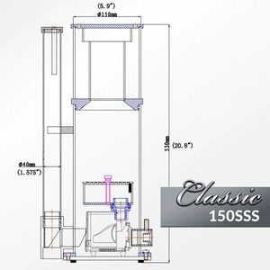 Reef Octopus - Classic 150-SSS Protein Skimmer