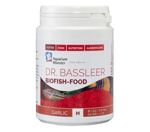 Dr. Bassleer Biofish Food - Garlic Formula - Aquarium Munster - 60g - Medium Pellet