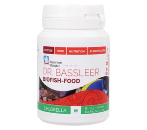 Dr. Bassleer Biofish Food - Chlorella Formula - Aquarium Munster -60g - Medium Pellet
