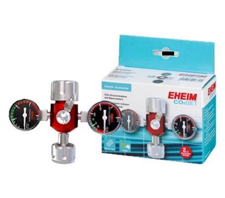 EHEIM CO2-pressure reducer with manometers for reusable bottle