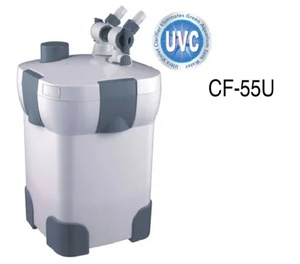 Jebao CF-55U UVC Canister Filter for Freshwater Marine Aquariums