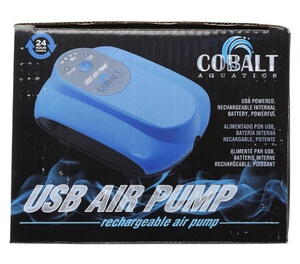 USB Battery DC Air Pump - Single Output - Cobalt Aquatics