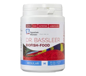 Dr. Bassleer Biofish Food - Regular Formula - Aquarium Munster - 60g - Medium Pellet