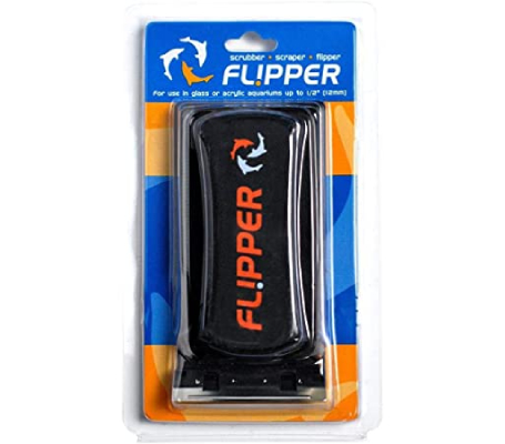 Flipper Standard 2-in-1 Magnetic Algae Cleaner for Glass or Acrylic Aquariums